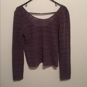 Dark purple long sleeve shirt