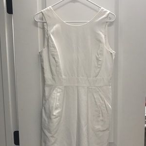 J. Crew White Sleeveless Dress- EUC Sz 2