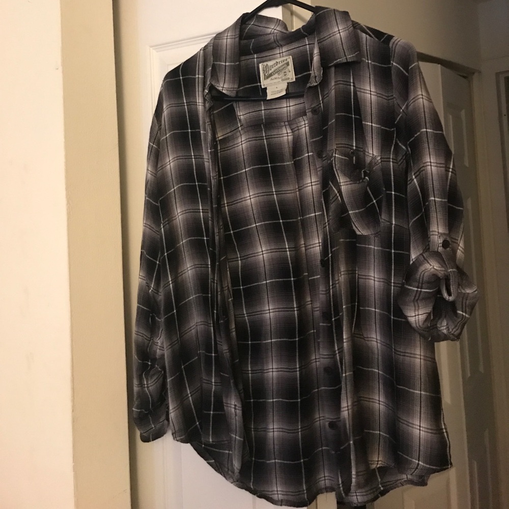 Plaid button up shirt