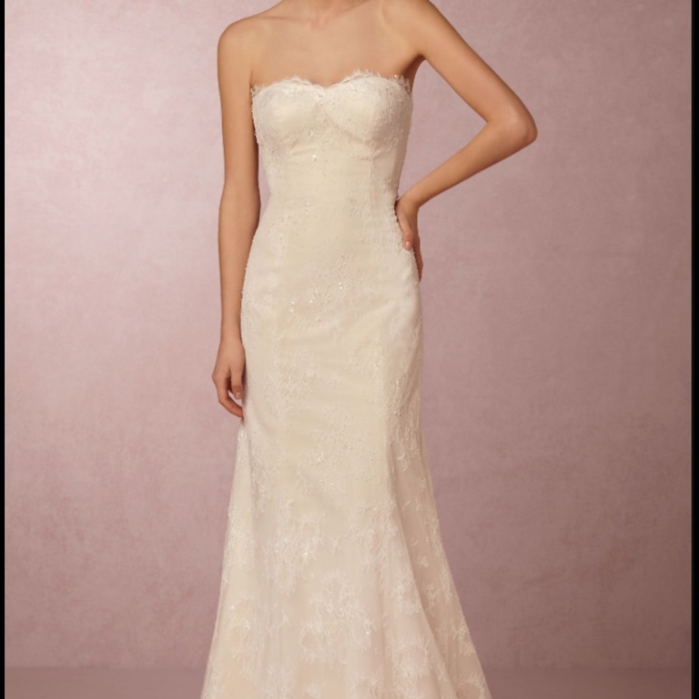 BHLDN/anthropology wedding gown