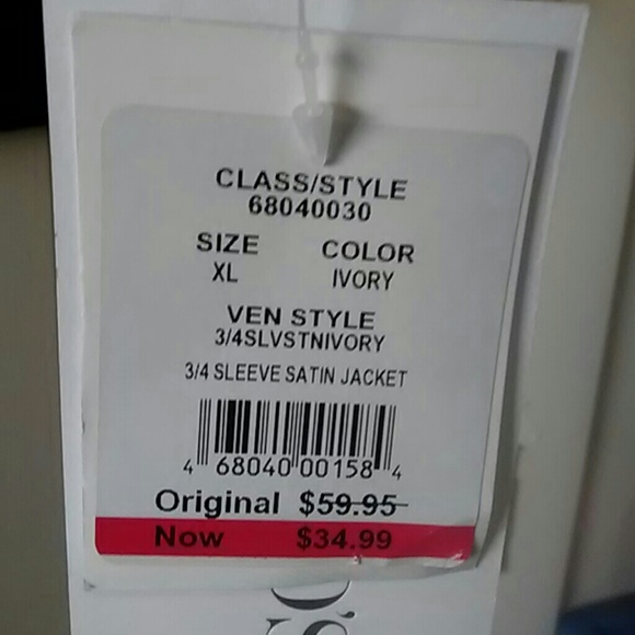 3/4 Sleeve Jacket - Picture 4 of 4