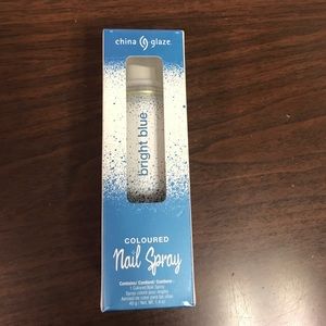 Blue spray polish