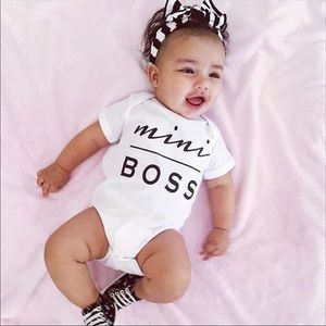 🖤Mini Boss Onesie🖤