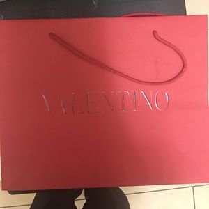 Valentino shopping bag. 14X16