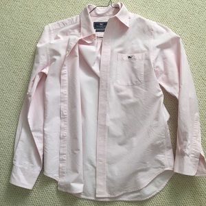 Vineyard Vines Men's Slim Small Pink Button Down