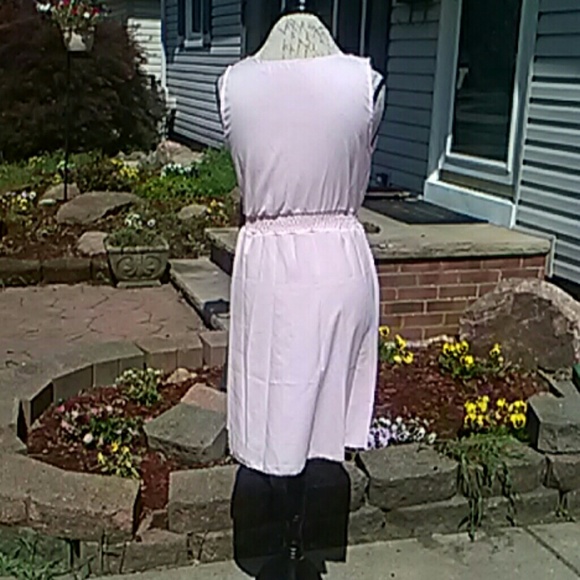 Cute soft pink Eyelet sundress ON CLEARANCE - Picture 3 of 4