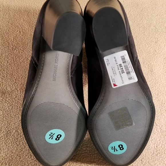 SOLD/Brand New MMK Black Suede/Leather Booties - Picture 3 of 4