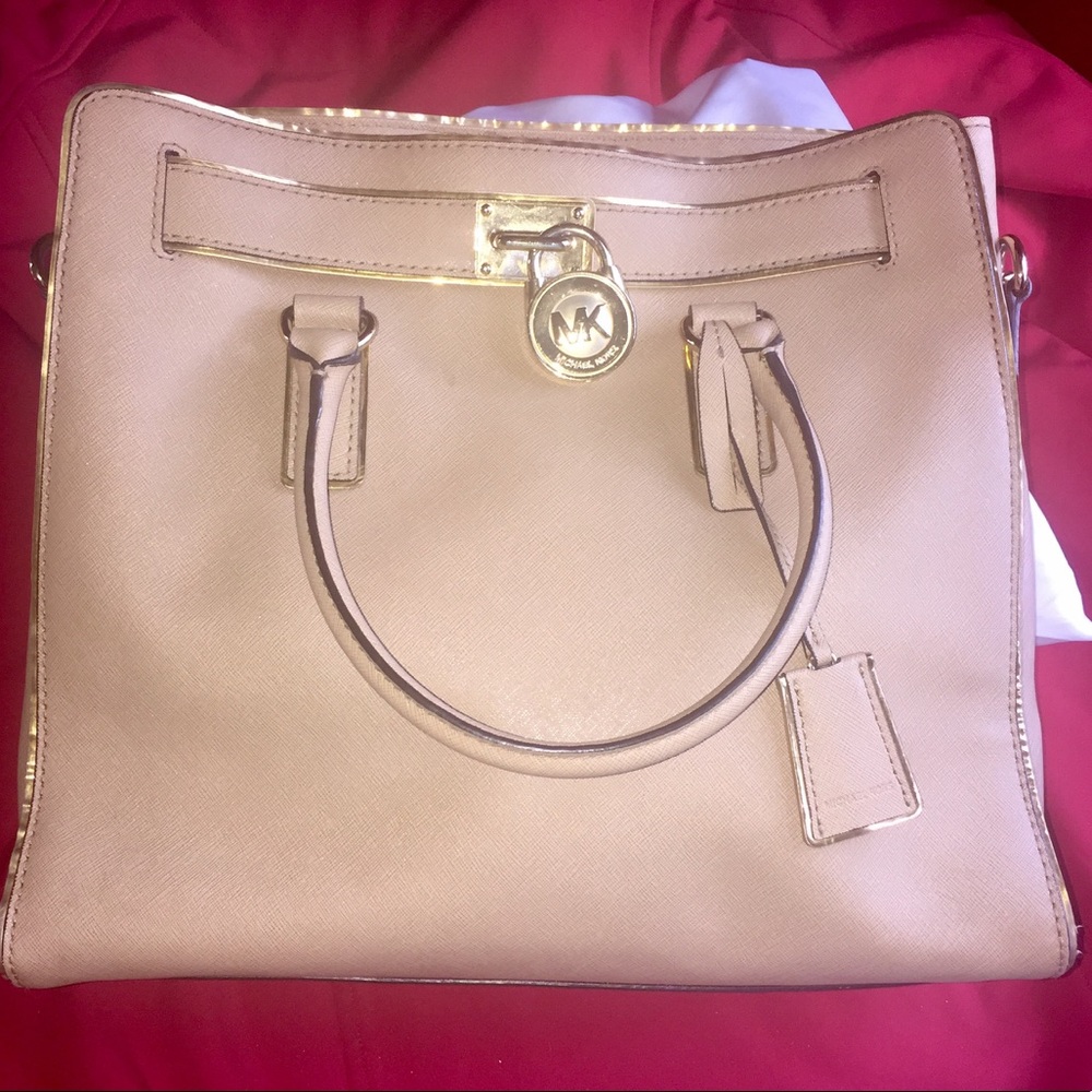 Taupe & Gold Michael Kors Hamilton