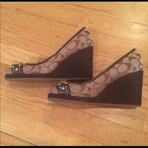 Brand New Coach Wedges
