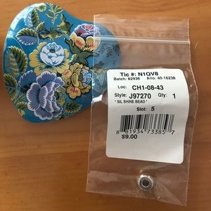 💫 NWT BRIGHTON Shiny silver bead