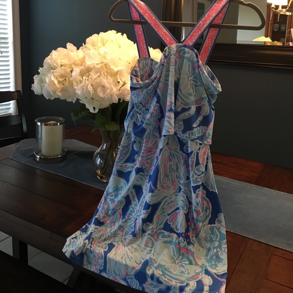 Pretty Lily Pulitzer seashell design sundress.
