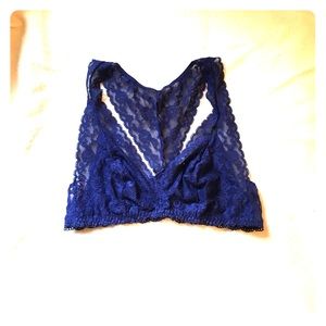 Blue Victoria's Secret bralette