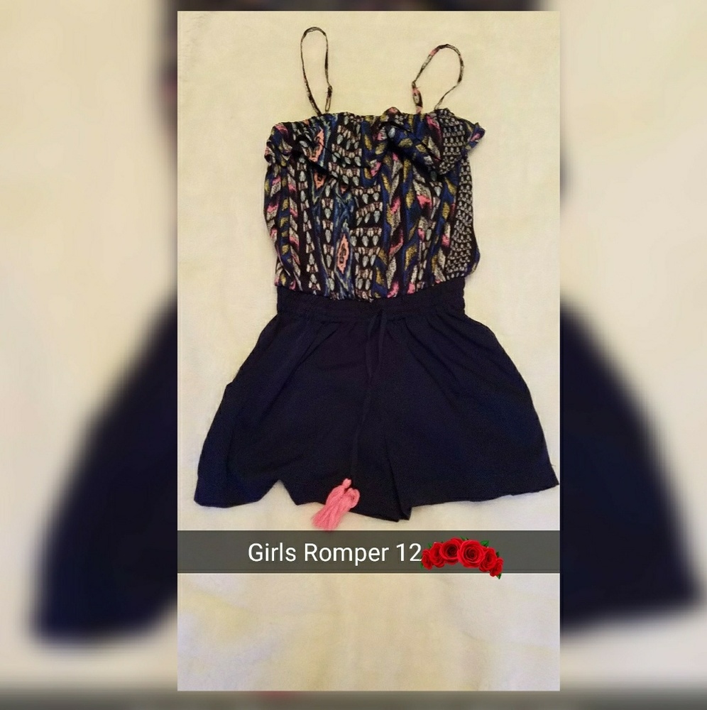 Girls size 12 romper