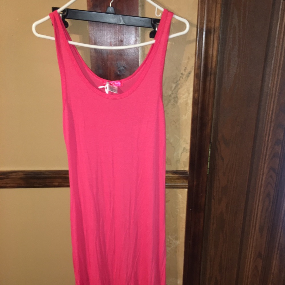 Pink maxi dress