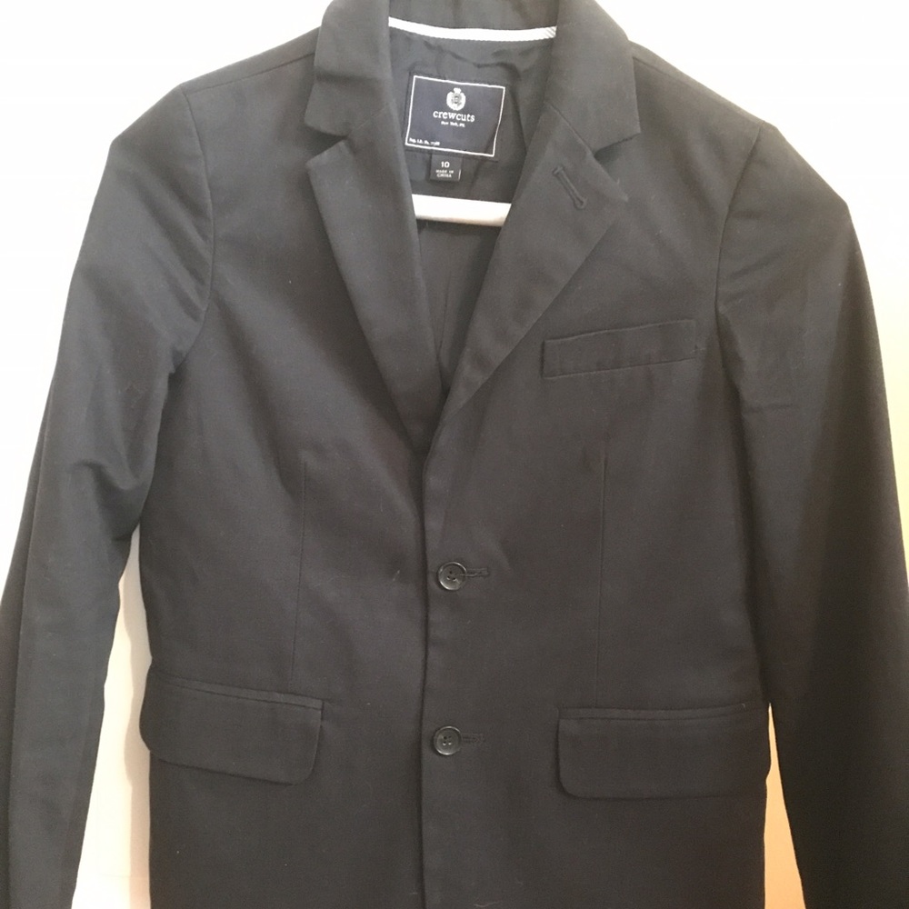 J Crew Crewcuts boys navy blazer size 10