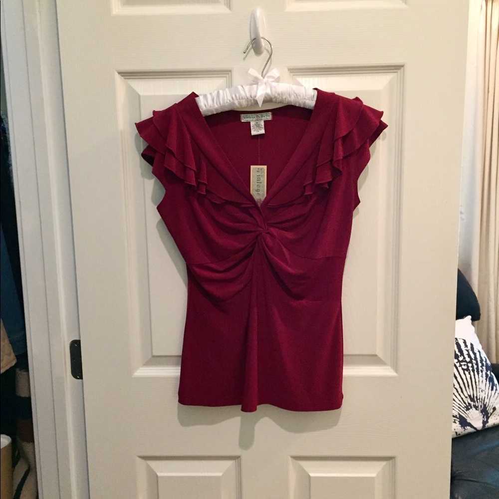 NWT Vintage Susie Size M Pretty Top