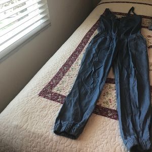 Denim colored jumpsuit