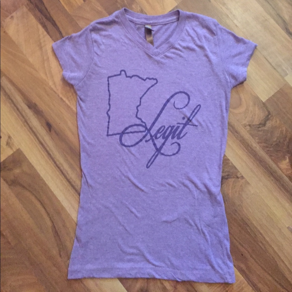 MN Legit lavender shirt