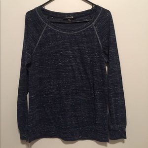 Dark blue shirt with white specks