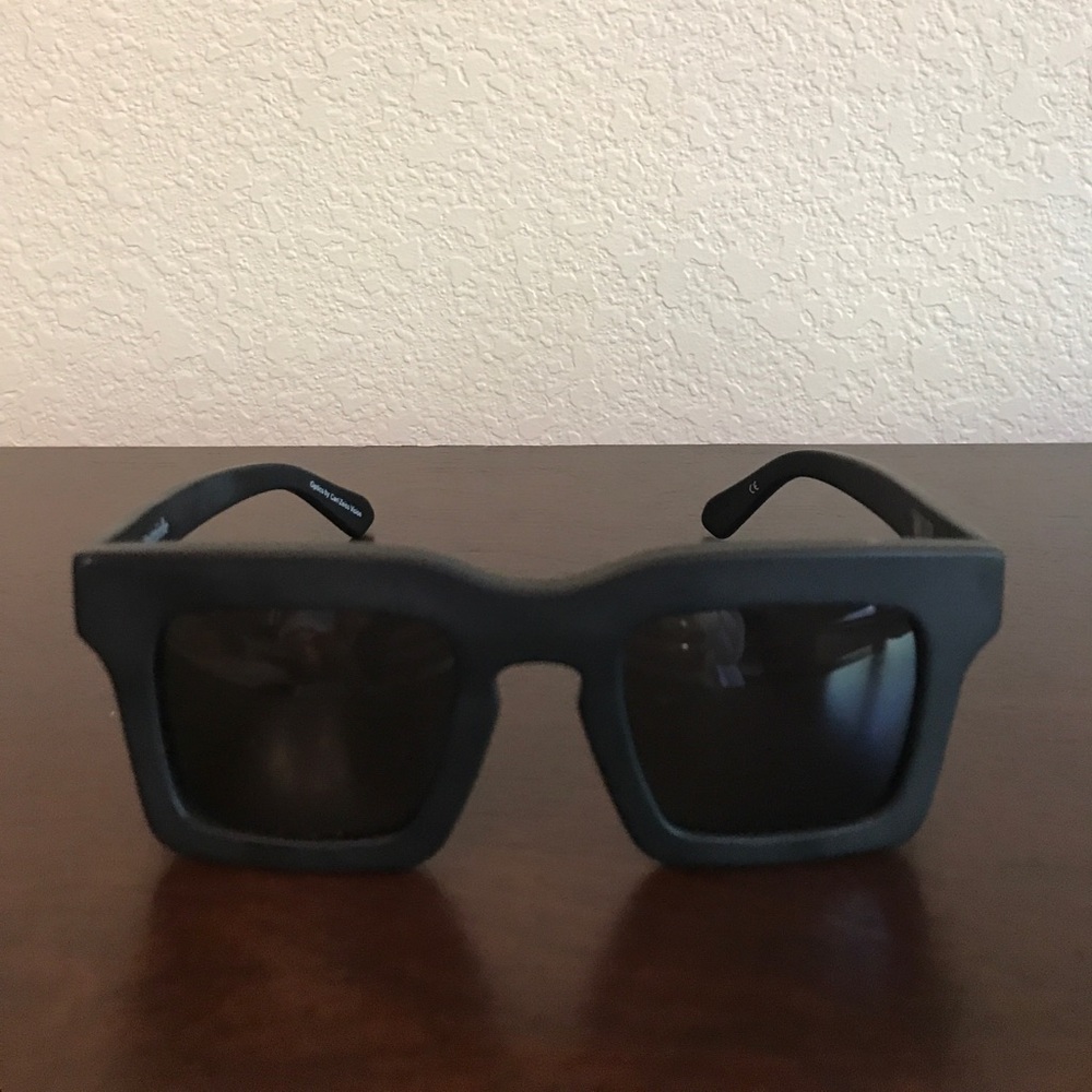 Valley Ventricle Matte Black frame and black lens.