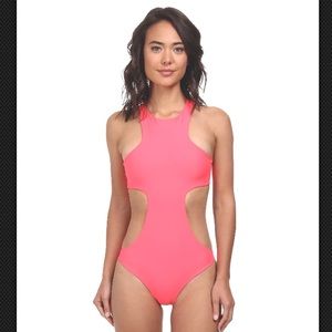 NWT designer MIKOH osaka one piece XS in tropic
