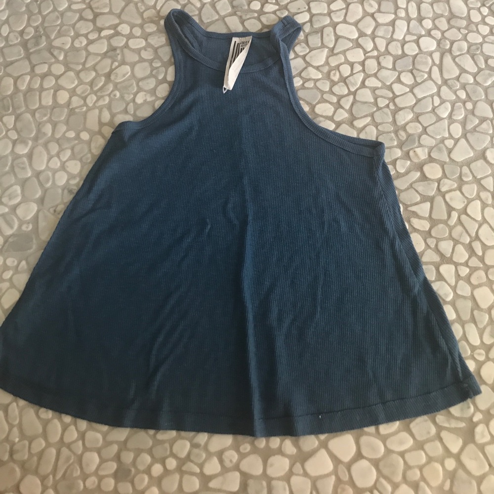 Free people Hugh neck tank top