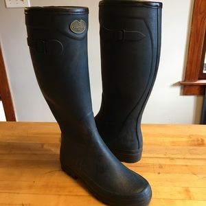 Le Chameau blue rain boots
