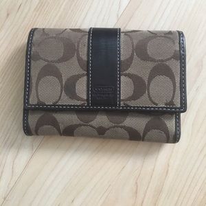 Authentic coach wallet
