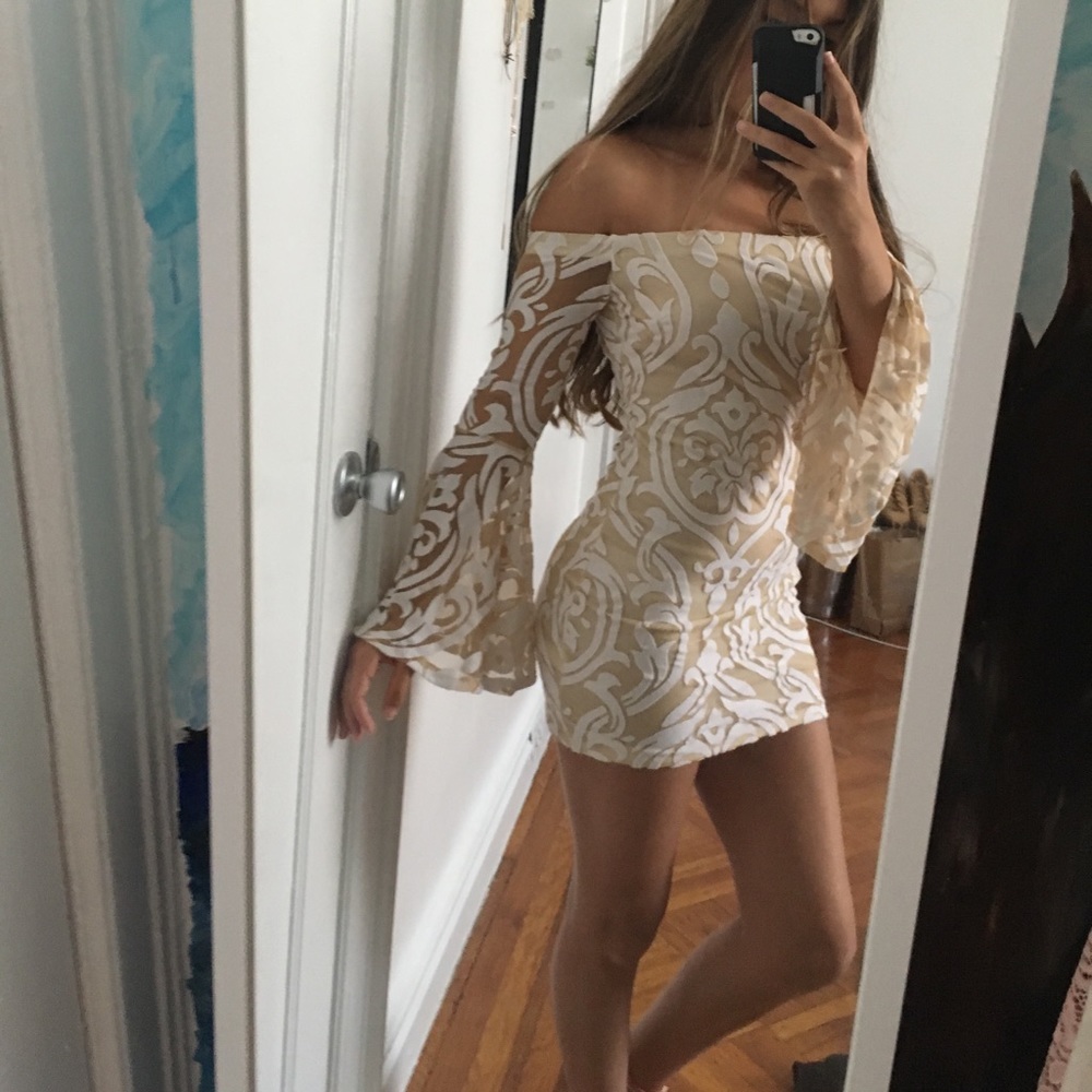 Off the shoulder dress