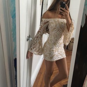 Off the shoulder dress