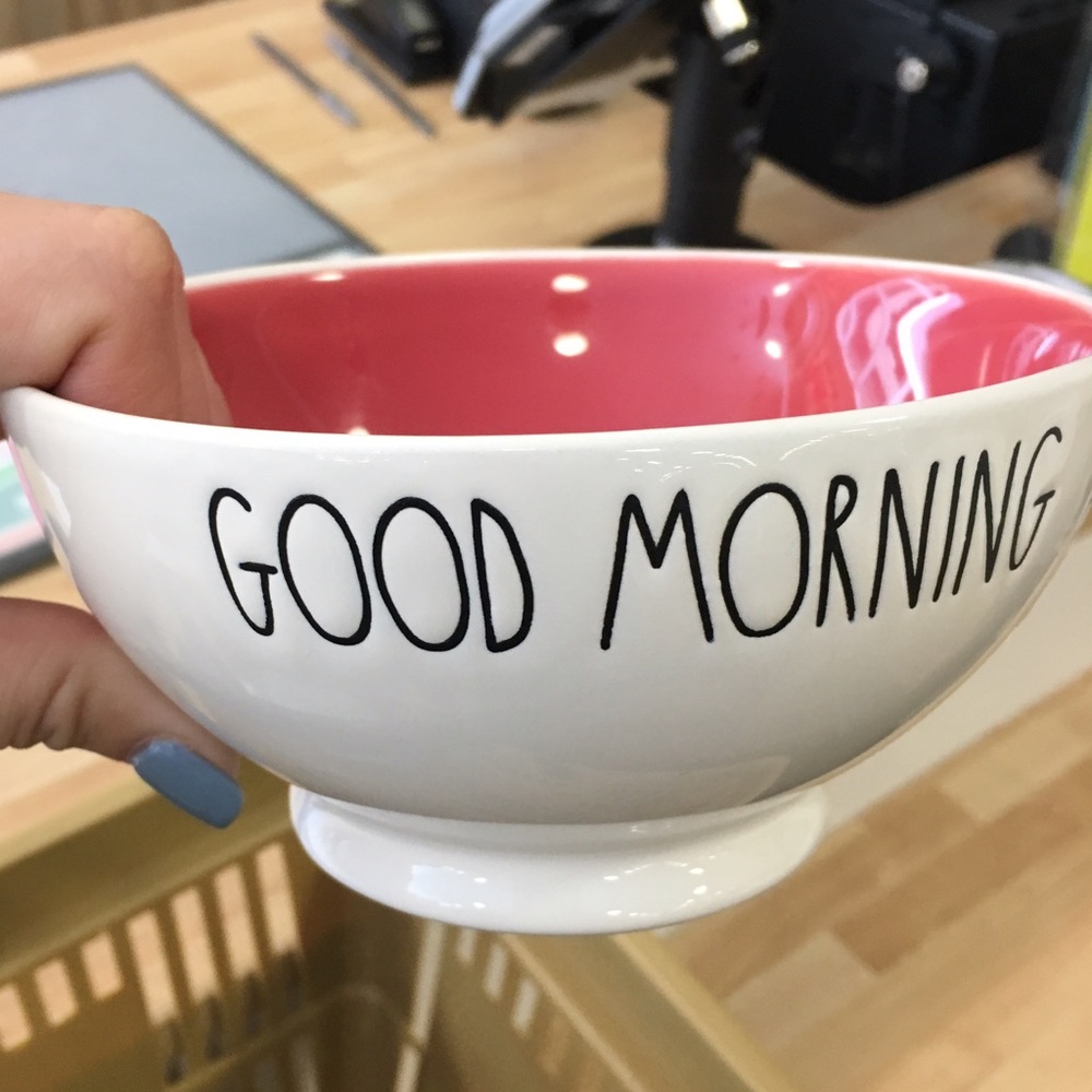 Rae Dunn Good Morning Bowl