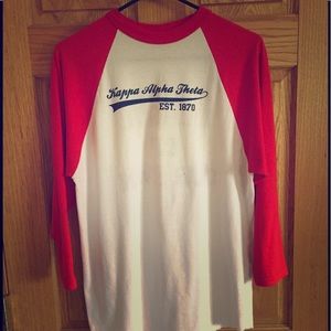 Kappa Alpha Theta Baseball Tee