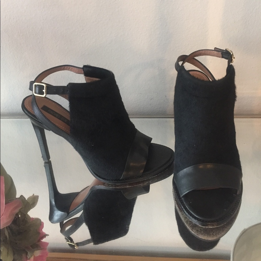 Rachel Zoe black Lacey heels
