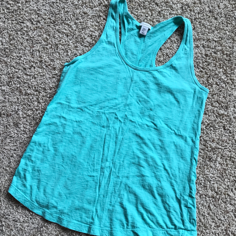 Teal Racerback Tank Top (M)