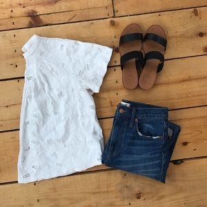 Akemi + Kin detailed swingy shirt