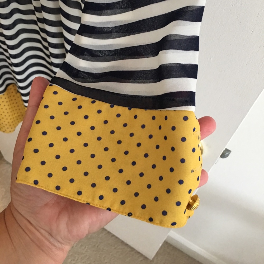 Adorable navy striped dress - Picture 2 of 8