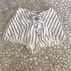 LF blue and white stripped shorts