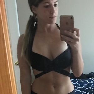 Black wrap around Victoria's secret swim top