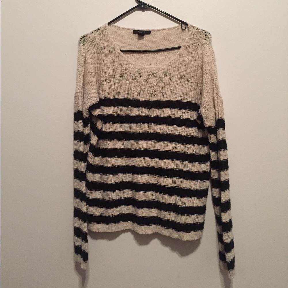 Black and white striped shirt