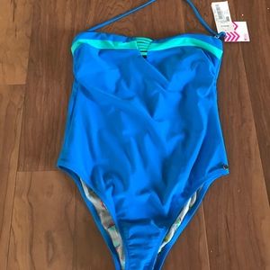 NWT raisins Malibu tank one piece