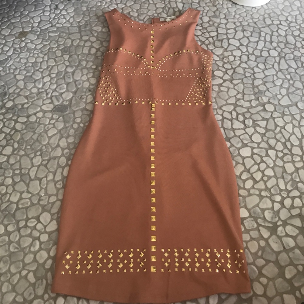 Bodycon studded dress