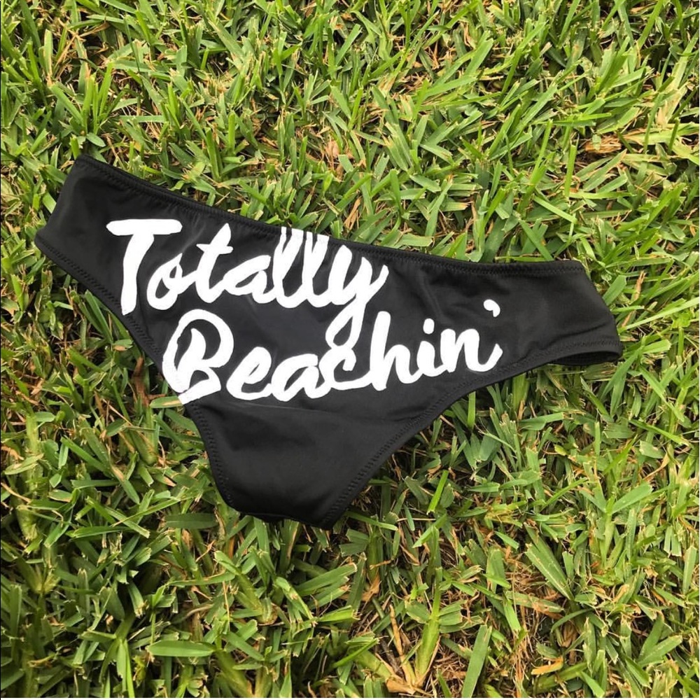 "Totally Beachin'" Bikini bottoms