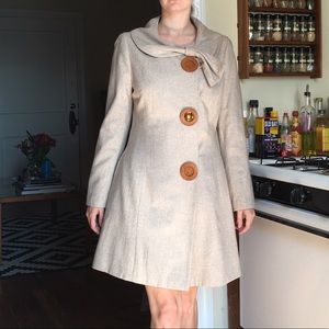Modcloth Wool Blend Coat