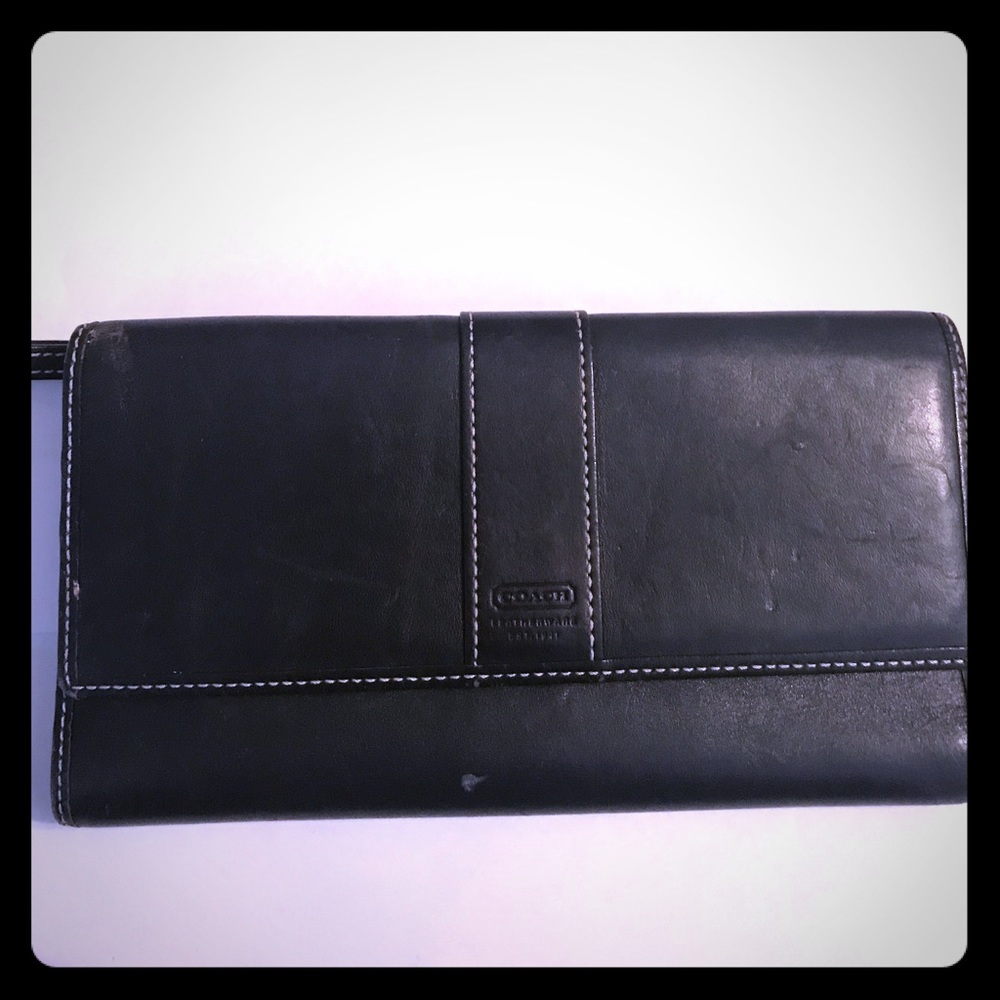 Black coach wallet