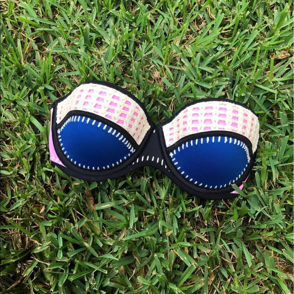 Blue/Pink Bikini Top