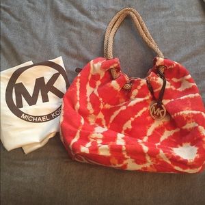 Authentic Michael kors tie dye purse price reduced