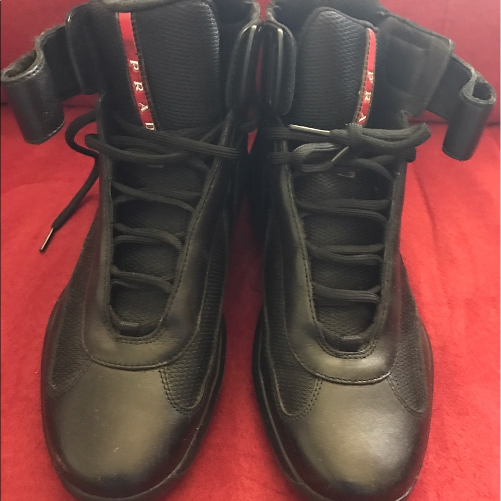 Men's high top Prada sneakers