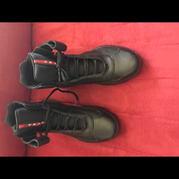 Men's high top Prada sneakers - Picture 5 of 5