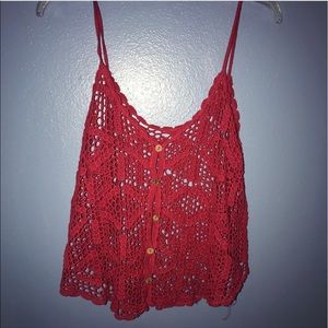 Oversized crop top. Barely Worn.