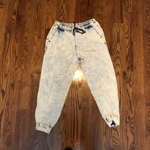 Hollister Acid Wash Joggers